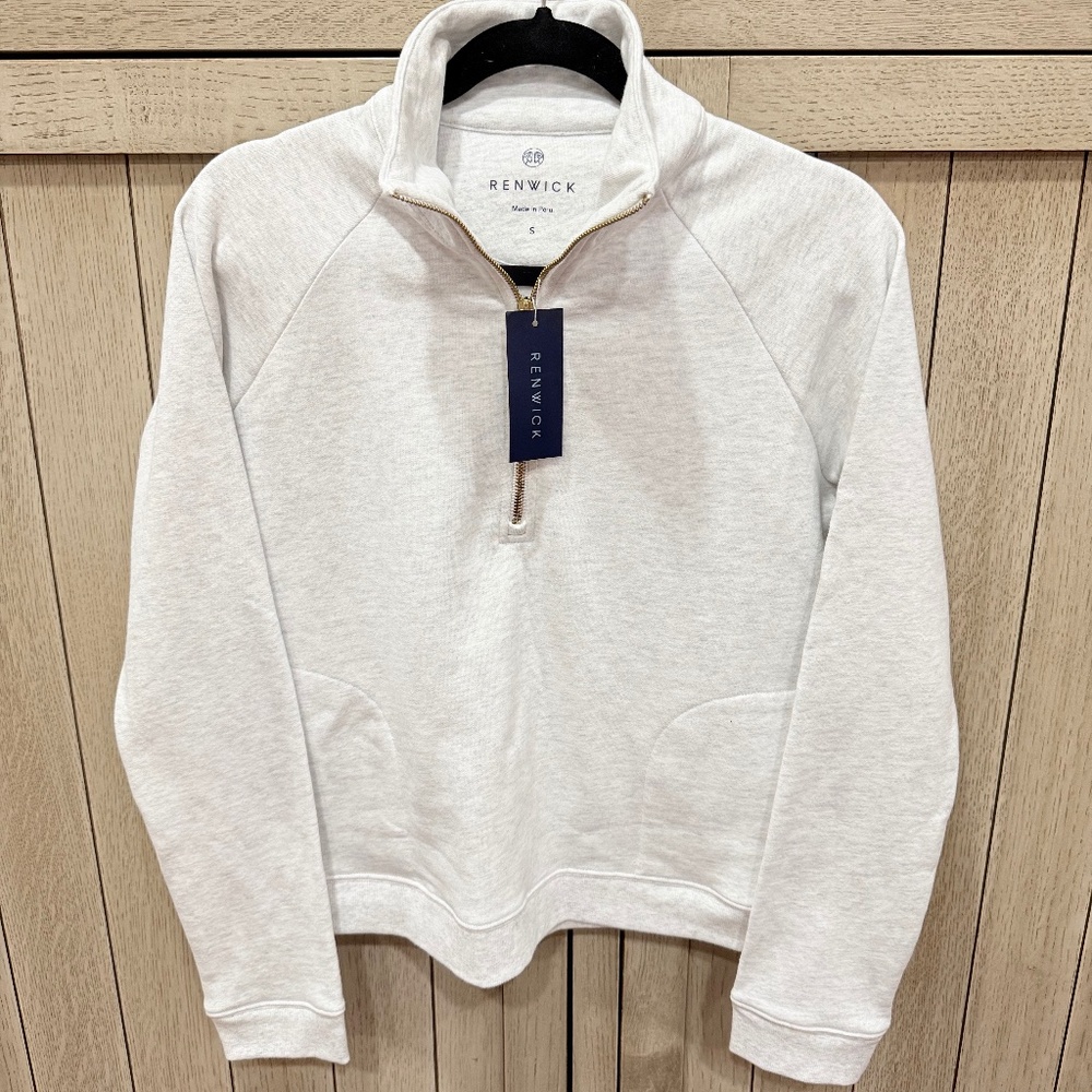 Renwick Cotton Fleece Pullover,‎ Size Small, NEW with tag